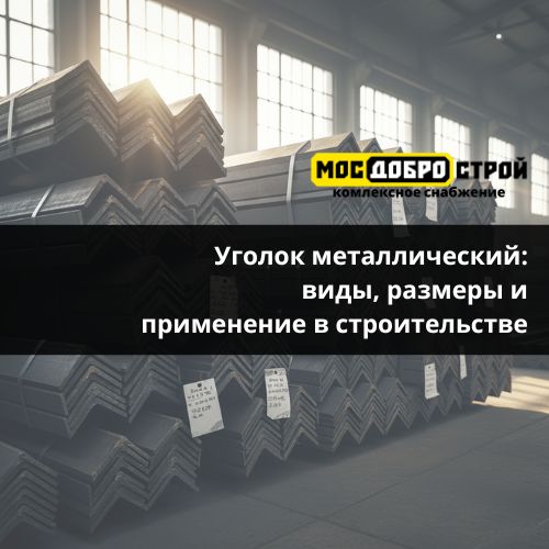 Уголок металлический: виды, размеры и применение в строительстве