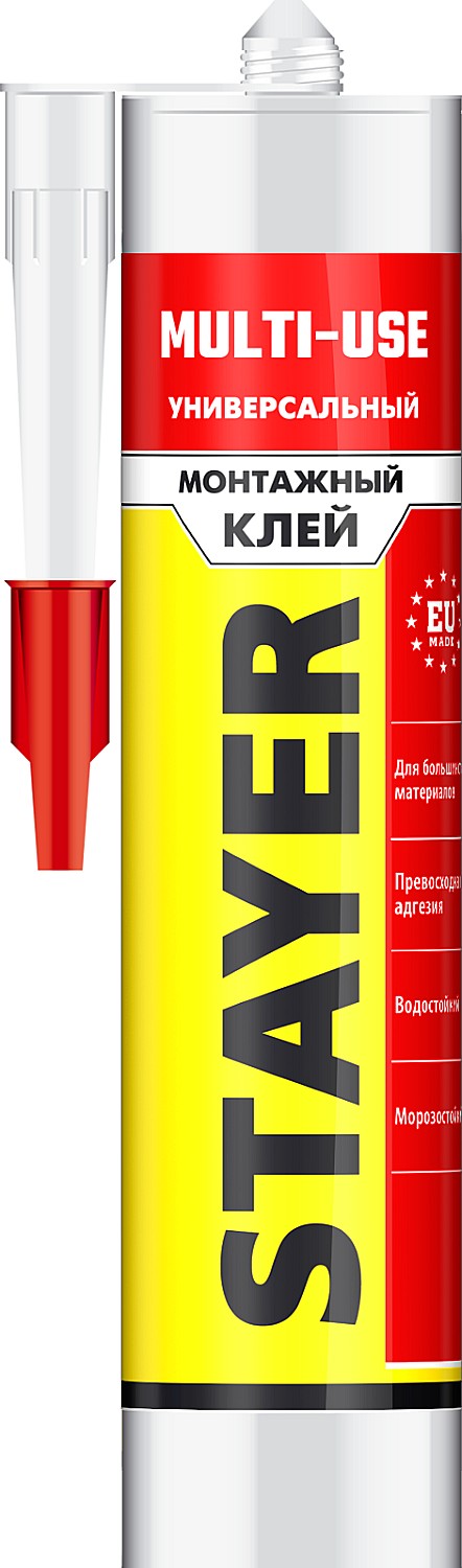 Клей монтажный STAYER Professional, универсальный, 280мл 41321