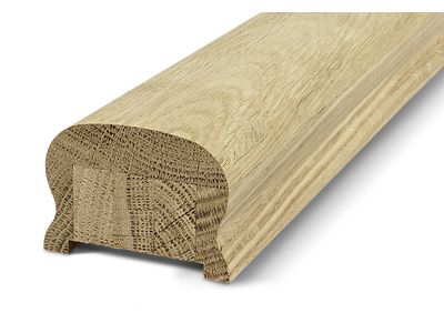 Перила из Дуба. 50x70х4000 мм. Под балясину 50x50 мм. ЭКСТРА