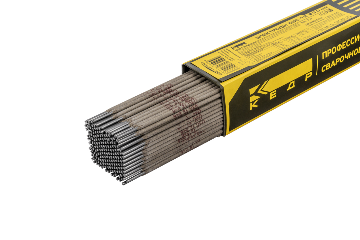 КЕДР Электроды КЕДР ОЗС-12 Ø 3,0 мм (пачка 5кг)