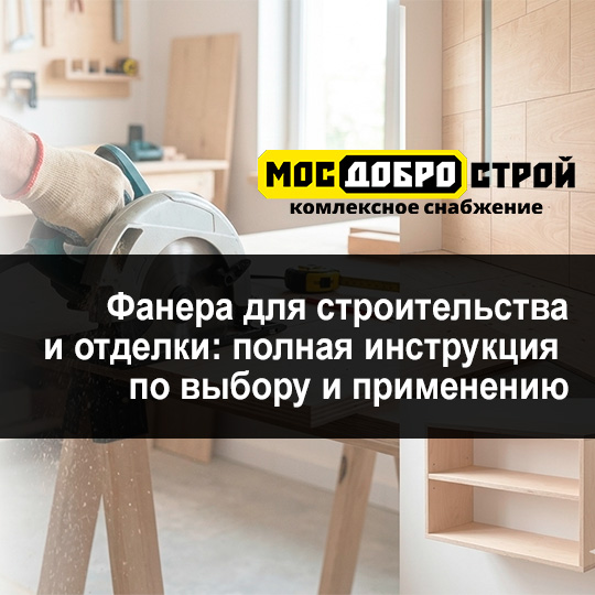 Фанера для строительства и отделки: полная инструкция по выбору и применению
