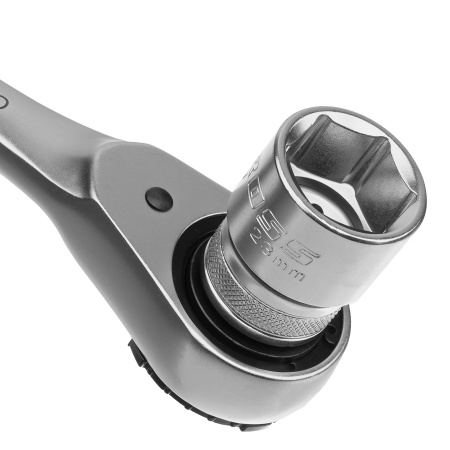 Набор торцевых головок, трещотка 120 зубьев, 1/2", 1/4", CrV, 41 предмет Gross цена