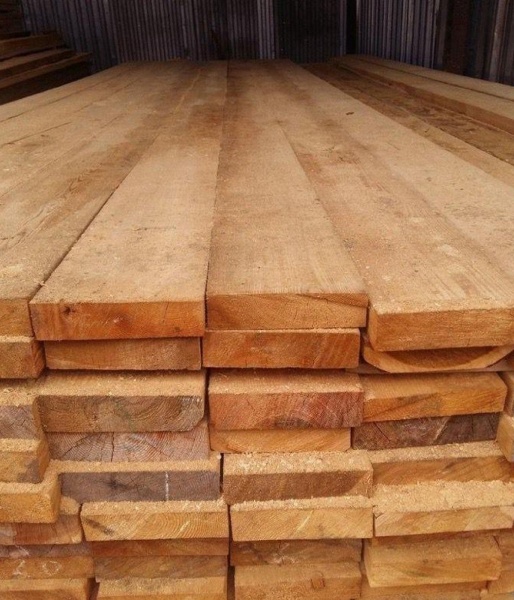 Доска обрезная лиственница 25х100х6000