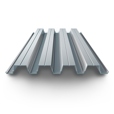 Профнастил оцинкованный Н75 0.5x750x6000