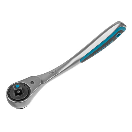 Набор торцевых головок, трещотка 120 зубьев, 1/2", 1/4", CrV, 41 предмет Gross цена