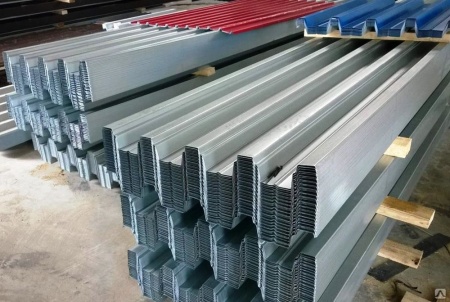 Профнастил оцинкованный Н75 0.7x750x6000