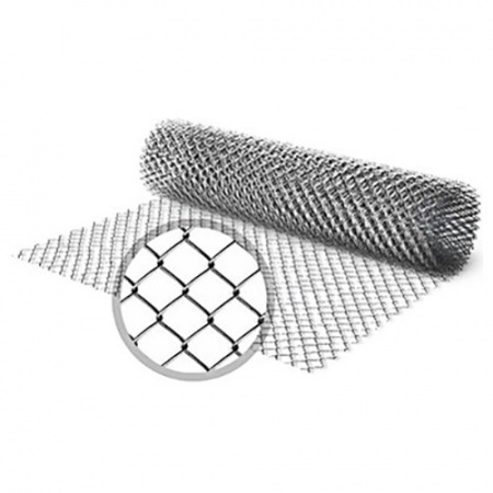 Сетка рабица 50х50х1.8 оцинкованная 1,5х10м
