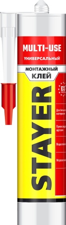 Клей монтажный STAYER Professional, универсальный, 280мл 41321