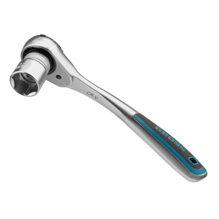 Набор торцевых головок, трещотка 120 зубьев, 1/2", 1/4", CrV, 41 предмет Gross цена