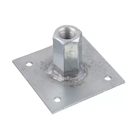 Шайба с муфтой SHM 60x60мм М8, толщина стали 4 мм