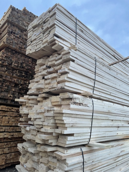 Доска обрезная для опалубки 50х200х6000 мм Осина ТУ