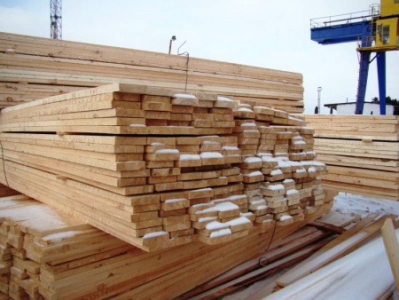 Доска обрезная лиственница 25х150х6000