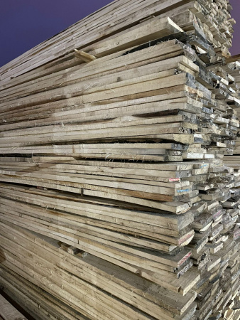 Доска обрезная 1-2 сорт 50х150х6000 мм Осина ТУ